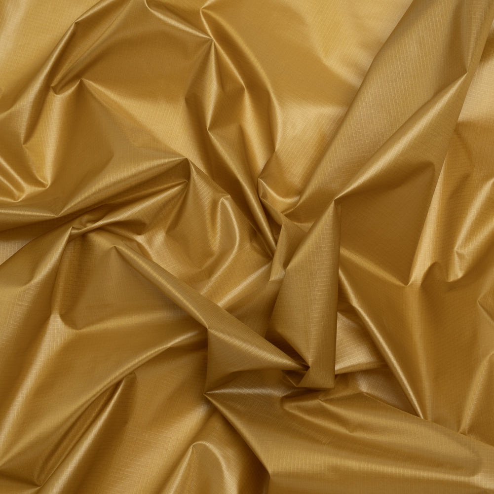 Lightweight Nylon Ripstop - Gold - Deadstock Lightweight Nylon Ripstop - Gold - Deadstock