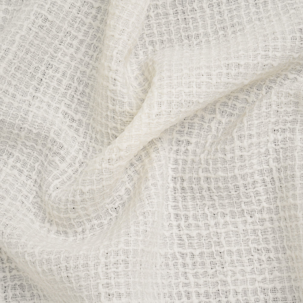 Wool Blend Boucle Made in Italy - Off White Wool Blend Boucle Made in Italy - Off White