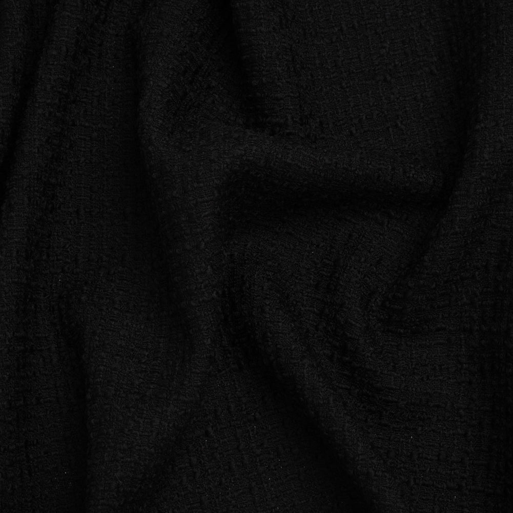 Wool Blend Boucle Made in Italy - Black Wool Blend Boucle Made in Italy - Black