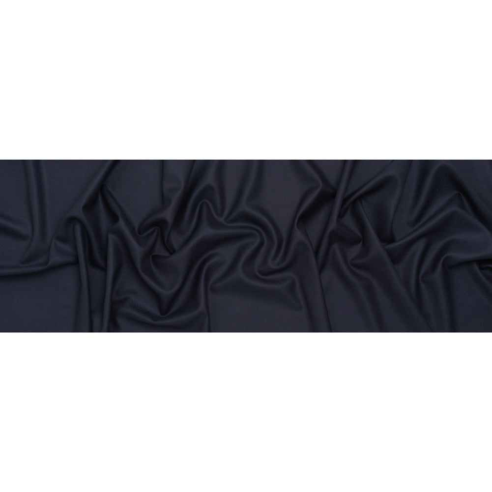 Virgin Merino Wool Twill Suiting Made in Italy - Navy Full Virgin Merino Wool Twill Suiting Made in Italy - Navy Full