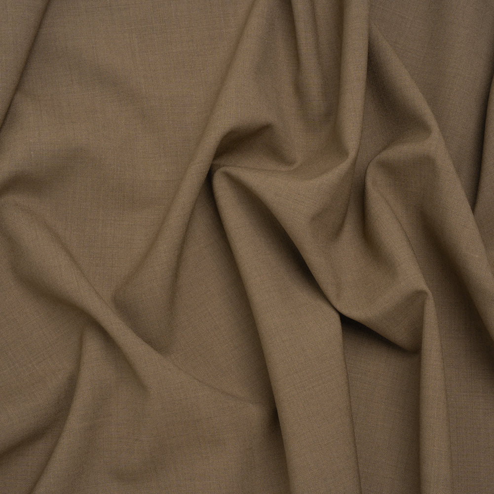 Super 110 Wool Suiting - Light Brown - Deadstock Super 110 Wool Suiting - Light Brown - Deadstock