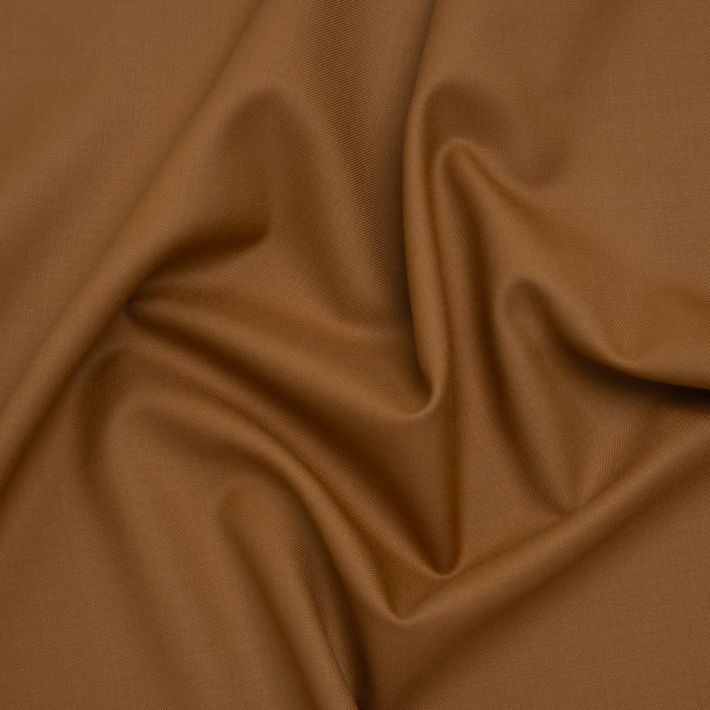 Super 120 Wool Twill Suiting - Caramel - Deadstock Super 120 Wool Twill Suiting - Caramel - Deadstock