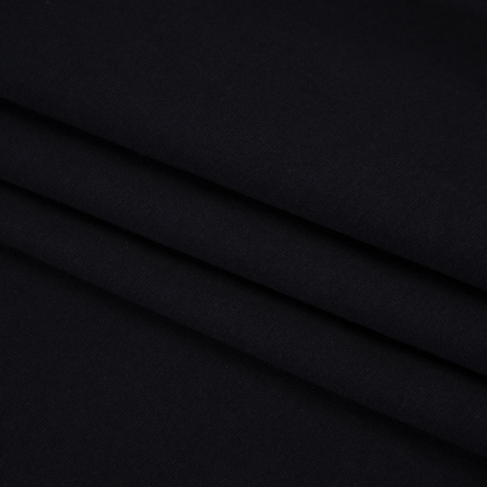 Stretch Cotton Jersey - Midnight Navy - Deadstock Stretch Cotton Jersey - Midnight Navy - Deadstock