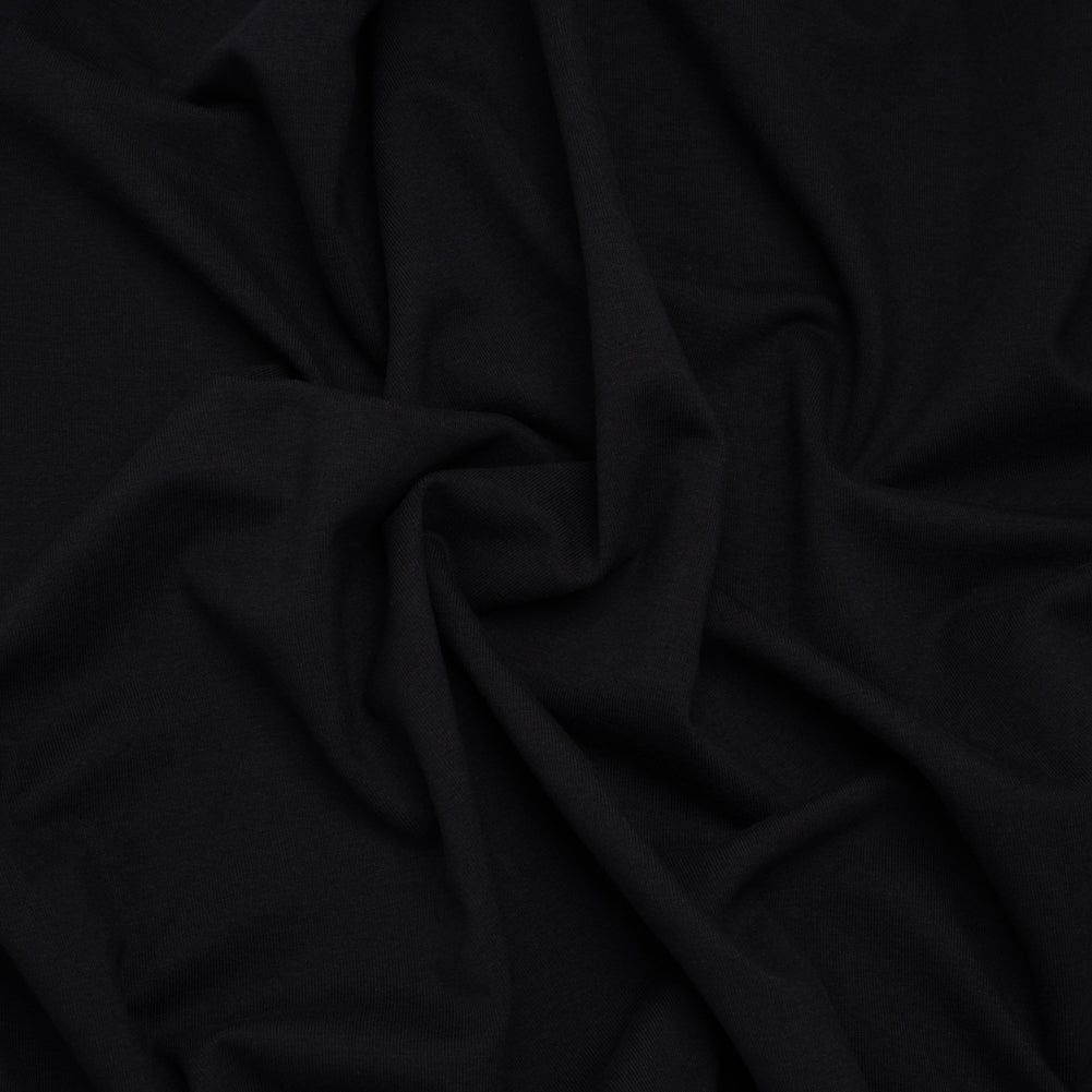 Stretch Cotton Jersey - Midnight Navy - Deadstock Stretch Cotton Jersey - Midnight Navy - Deadstock