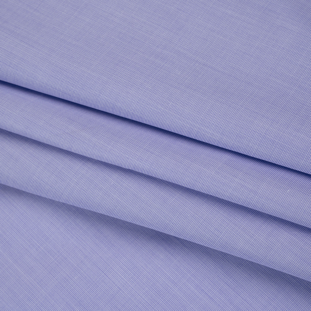 Cotton Shirting - Violet Storm Heathered - Deadstock Cotton Shirting - Violet Storm Heathered - Deadstock