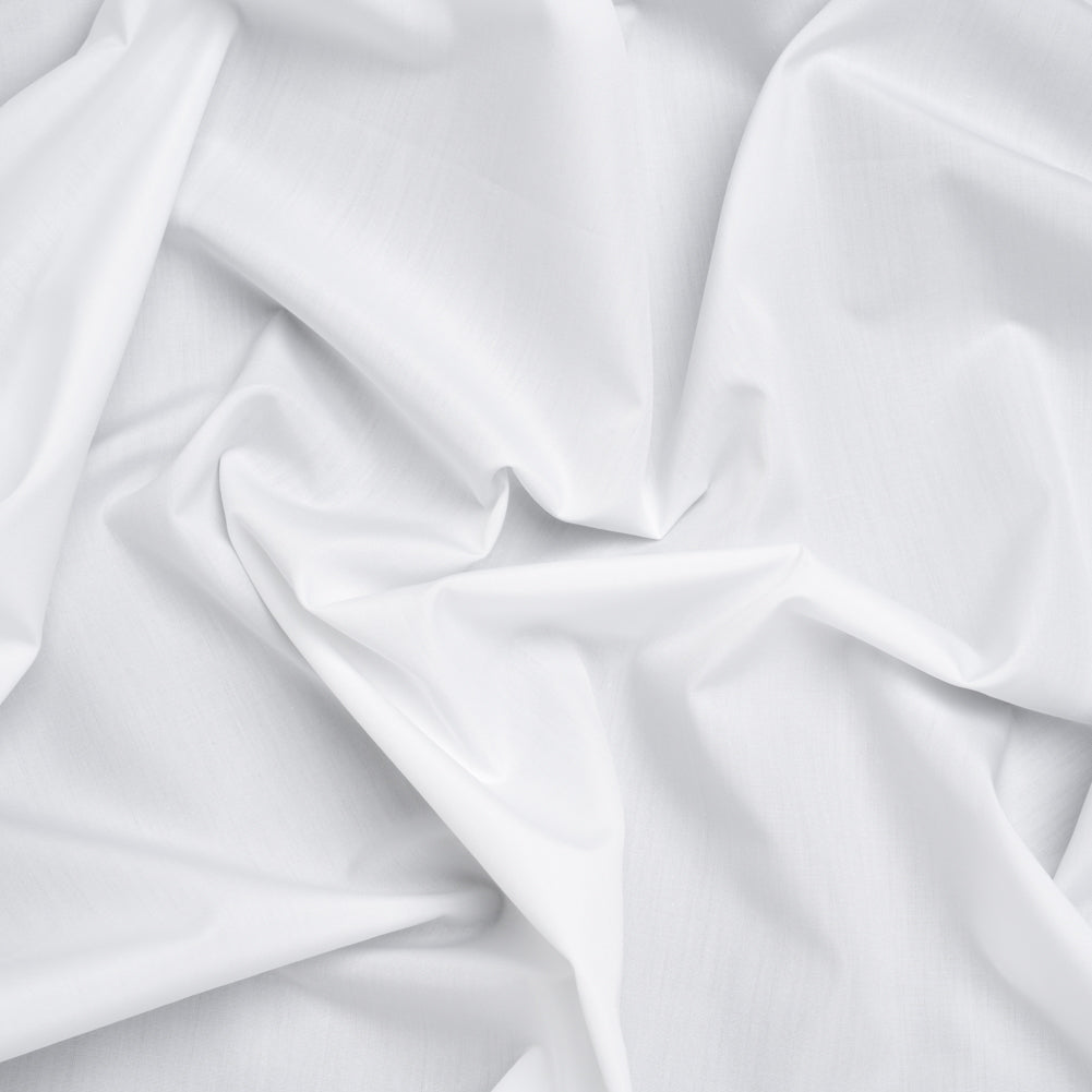 Cotton Shirting - White - Deadstock Cotton Shirting - White - Deadstock