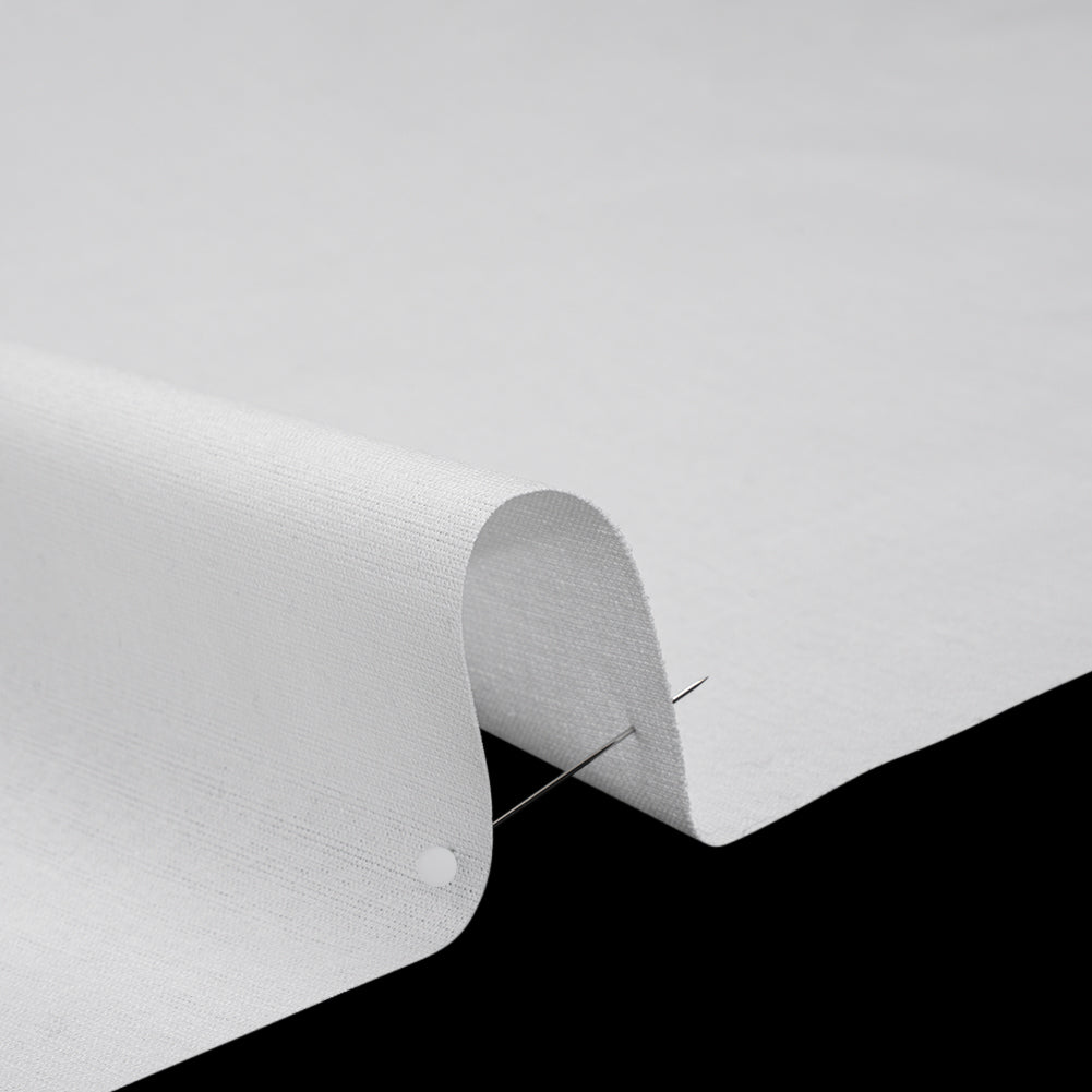 Fusible Cotton Woven Interlining - White - Deadstock Fusible Cotton Woven Interlining - White - Deadstock