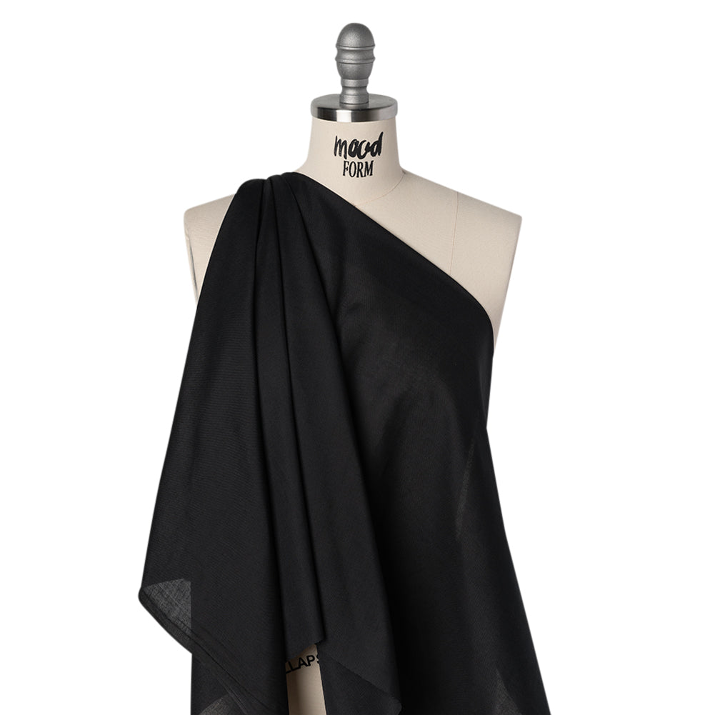Woven Polyester Interfacing - Black - Deadstock Woven Polyester Interfacing - Black - Deadstock