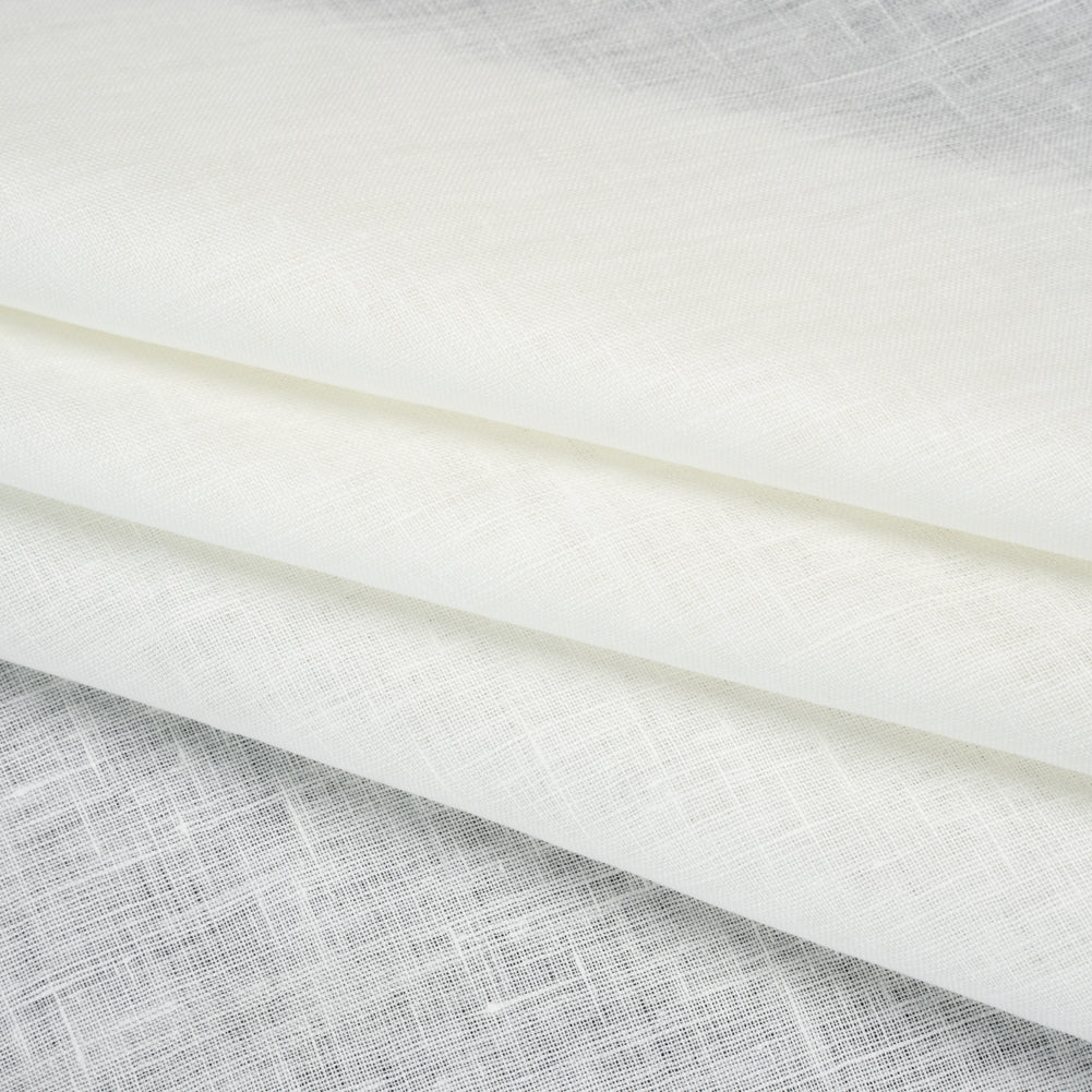 Lightweight Linen Woven by Max Alexander - Cream Folded Lightweight Linen Woven by Max Alexander - Cream Folded