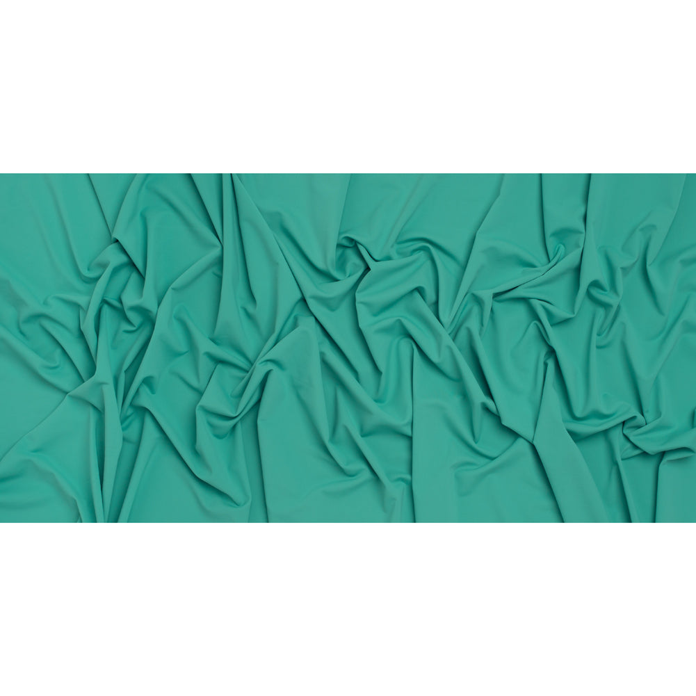Stretch Nylon Tricot by Montce - Atlantis Green - Designer Deadstock - Full Stretch Nylon Tricot by Montce - Atlantis Green - Designer Deadstock - Full
