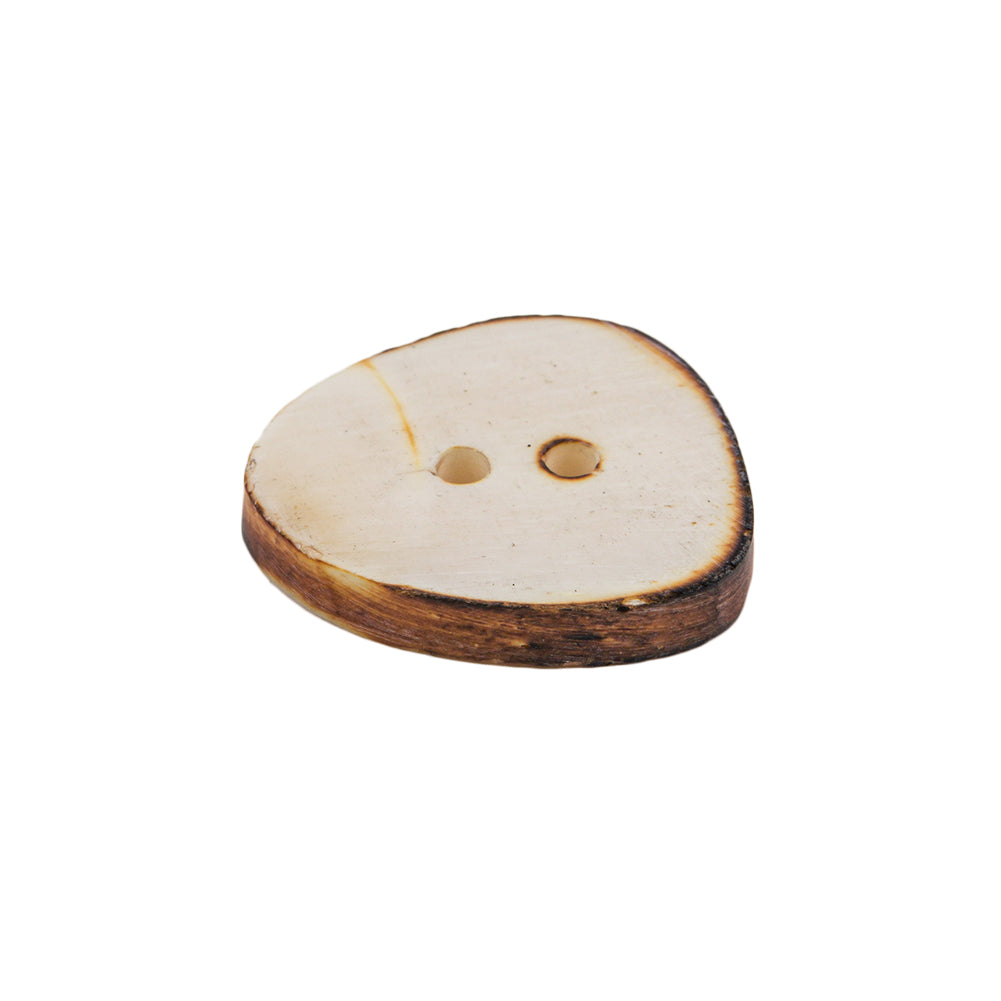 White Bone Button - 36L/23mm Folded White Bone Button - 36L/23mm Folded