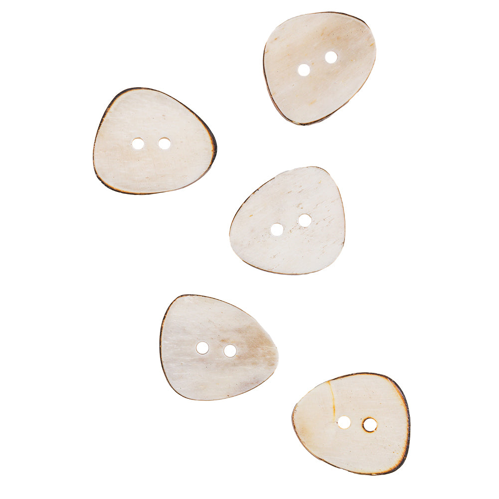 White Bone Button - 36L/23mm Full White Bone Button - 36L/23mm Full