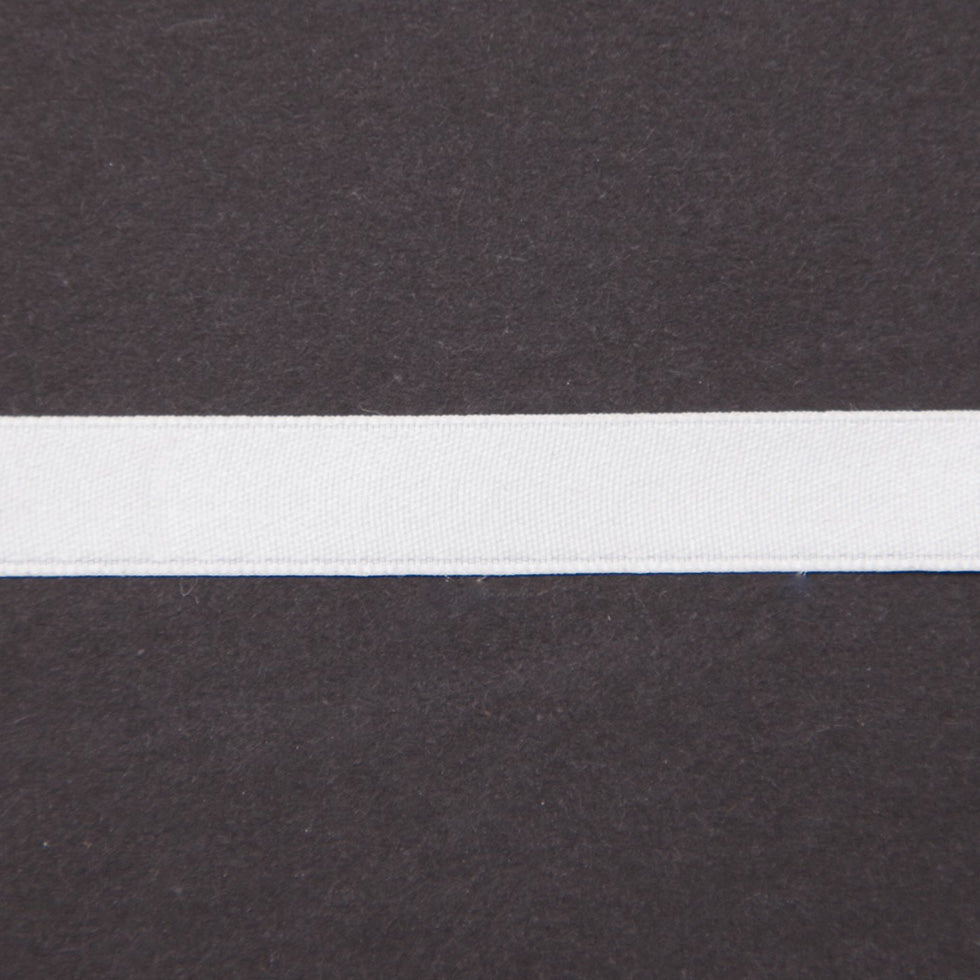 White Double Face Silk Satin Ribbon Folded White Double Face Silk Satin Ribbon Folded