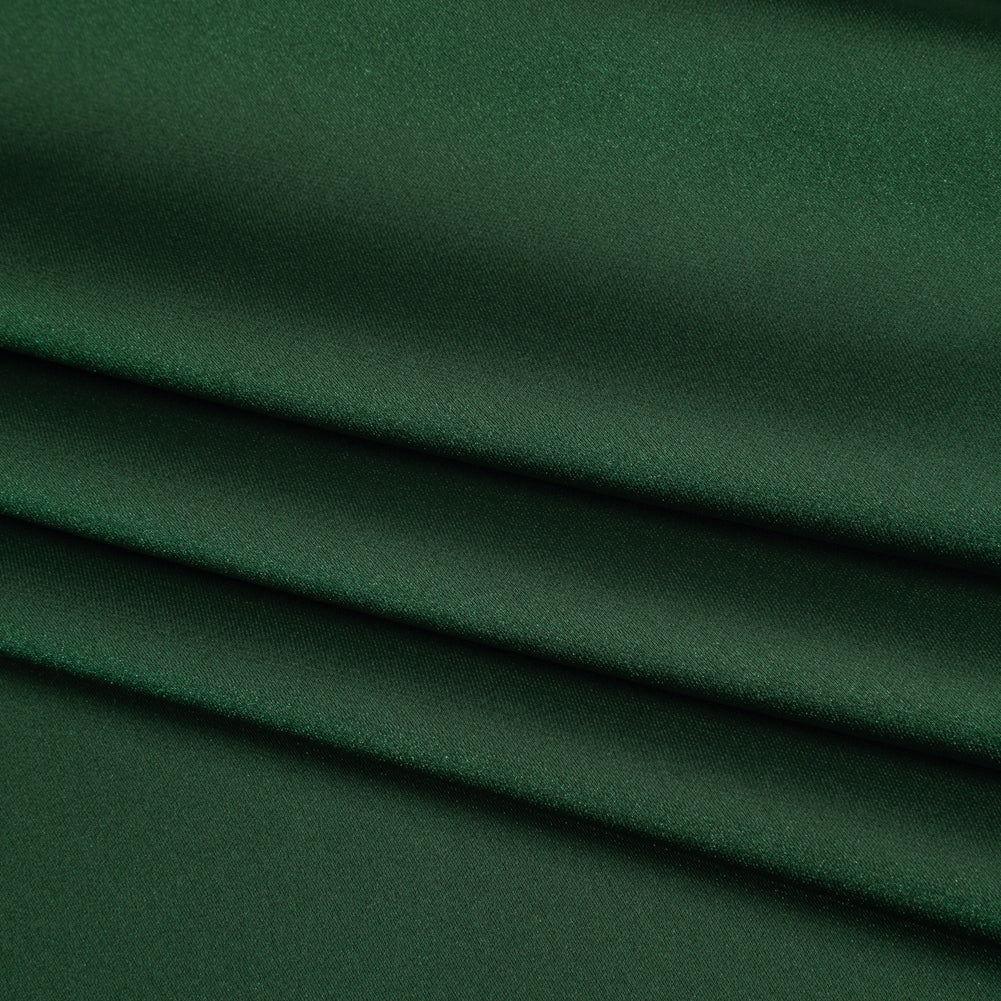 Stretch Polyester Charmeuse - Hunter Green - Mood Exclusive Junonia Collection - Folded Stretch Polyester Charmeuse - Hunter Green - Mood Exclusive Junonia Collection - Folded