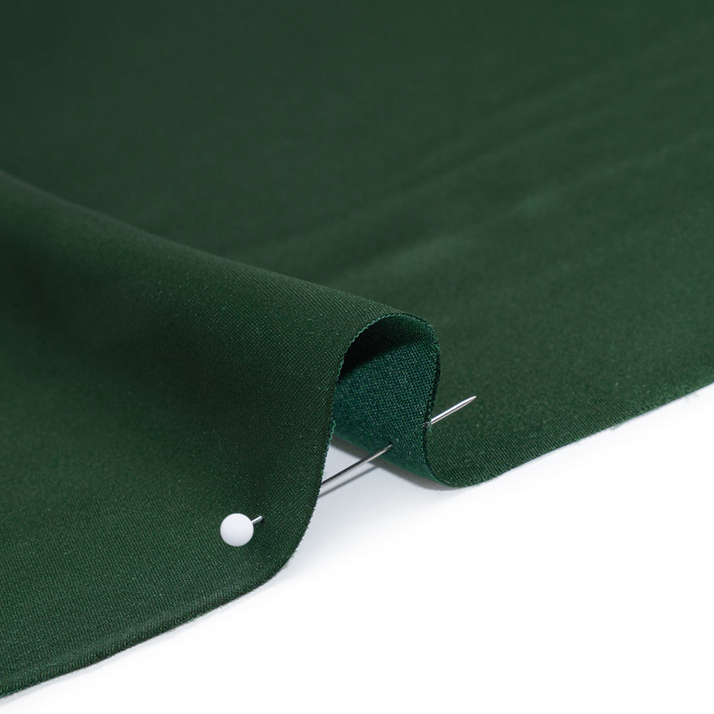 Stretch Polyester Charmeuse - Hunter Green - Mood Exclusive Junonia Collection - Detail Stretch Polyester Charmeuse - Hunter Green - Mood Exclusive Junonia Collection - Detail