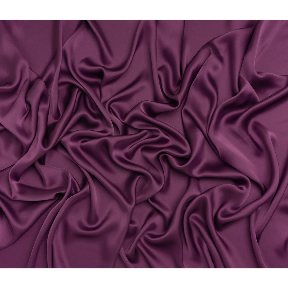 Stretch Polyester Charmeuse - Berry - Mood Exclusive Junonia Collection - Full Stretch Polyester Charmeuse - Berry - Mood Exclusive Junonia Collection - Full