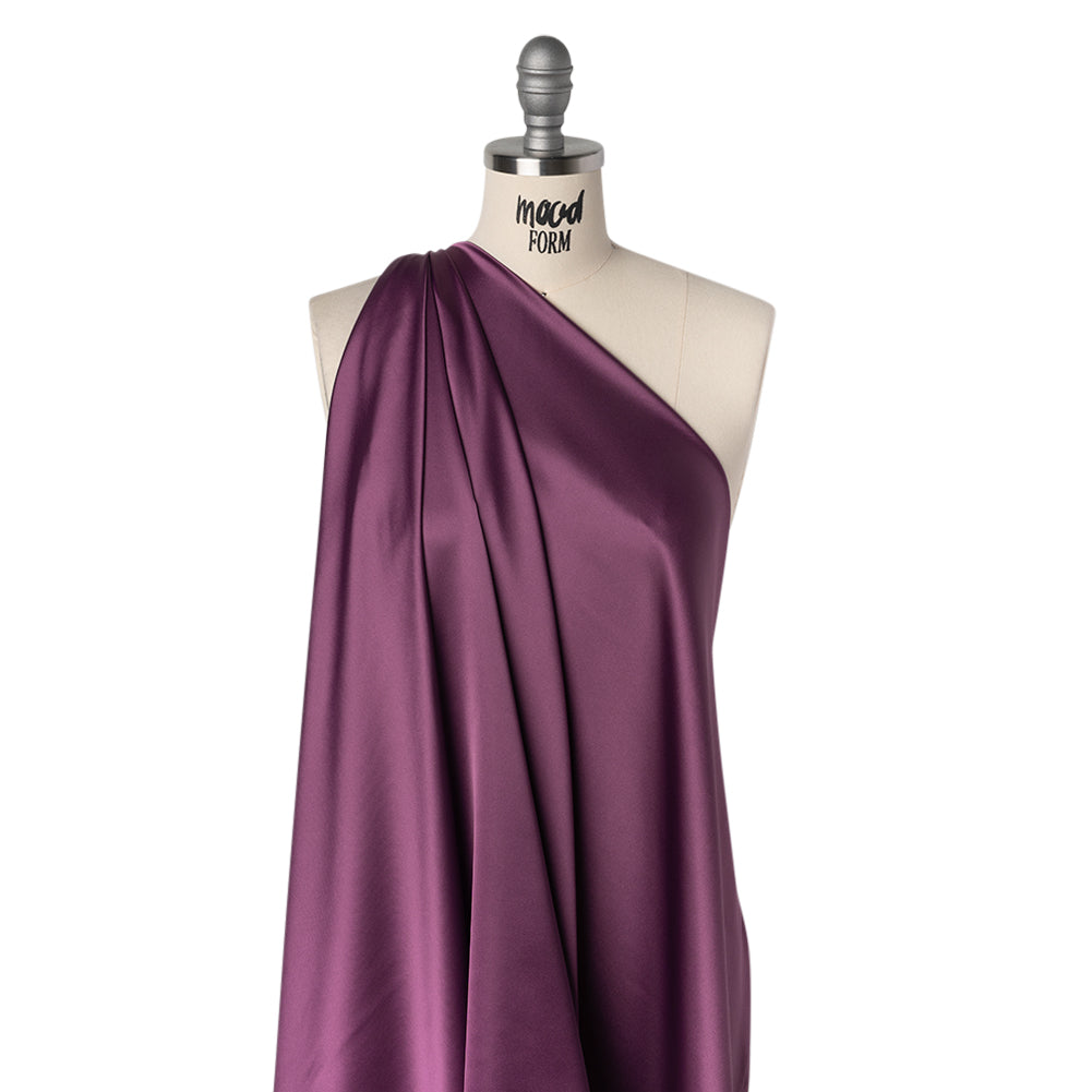 Stretch Polyester Charmeuse - Berry - Mood Exclusive Junonia Collection - Drape Stretch Polyester Charmeuse - Berry - Mood Exclusive Junonia Collection - Drape
