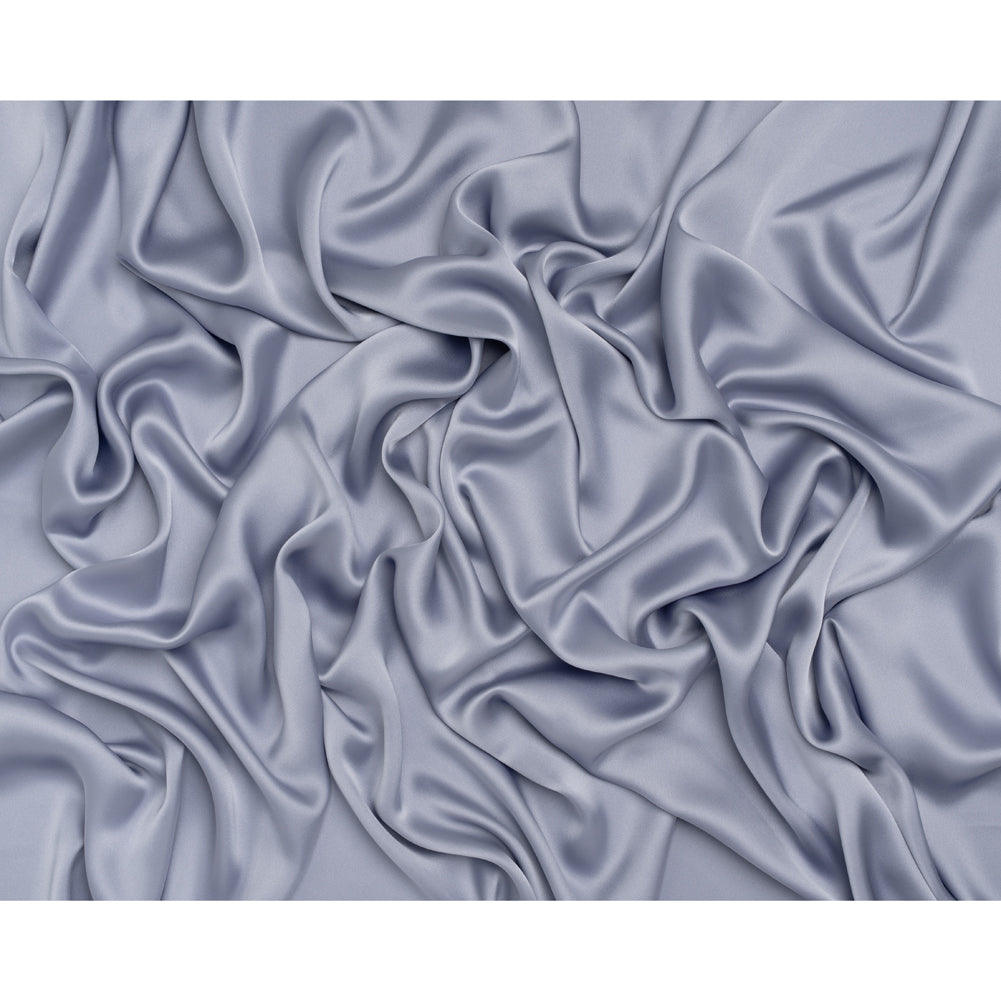 Stretch Polyester Charmeuse - Slate Blue - Mood Exclusive Junonia Collection - Full Stretch Polyester Charmeuse - Slate Blue - Mood Exclusive Junonia Collection - Full
