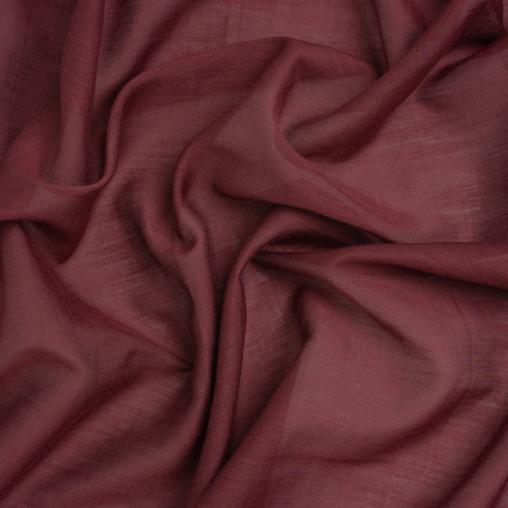 Silk and Cotton Voile - Burgundy - Mood Exclusive Callophrys Collection Silk and Cotton Voile - Burgundy - Mood Exclusive Callophrys Collection