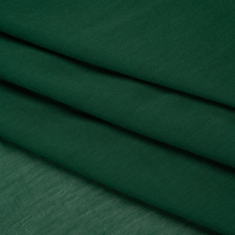 Silk and Cotton Voile - Hunter Green - Mood Exclusive Callophrys Collection - Folded Silk and Cotton Voile - Hunter Green - Mood Exclusive Callophrys Collection - Folded
