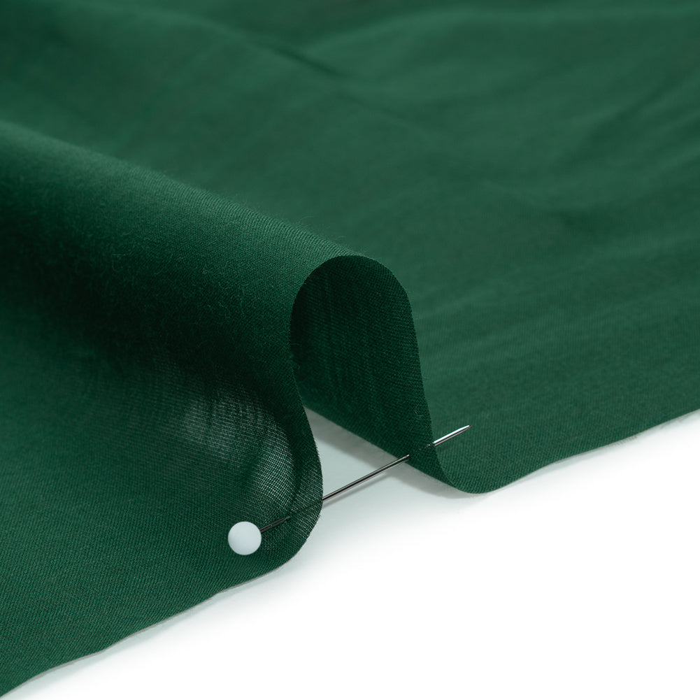 Silk and Cotton Voile - Hunter Green - Mood Exclusive Callophrys Collection - Detail Silk and Cotton Voile - Hunter Green - Mood Exclusive Callophrys Collection - Detail