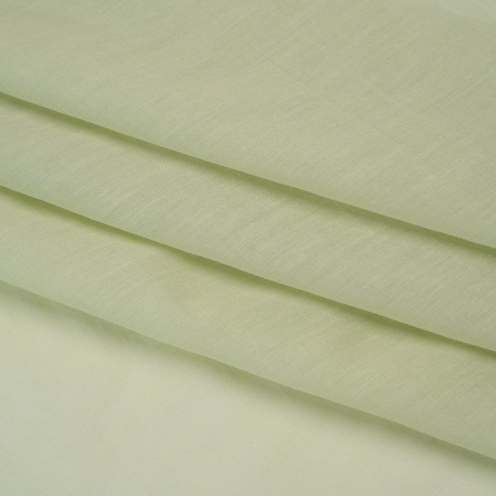 Silk and Cotton Voile - Celedon - Mood Exclusive Callophrys Collection - Folded Silk and Cotton Voile - Celedon - Mood Exclusive Callophrys Collection - Folded