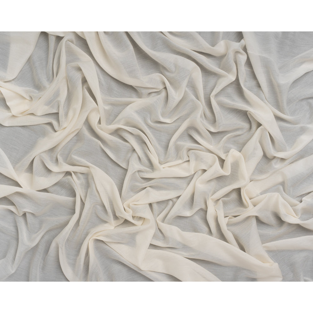 Silk and Cotton Voile - Ivory - Mood Exclusive Callophrys Collection - Full Silk and Cotton Voile - Ivory - Mood Exclusive Callophrys Collection - Full