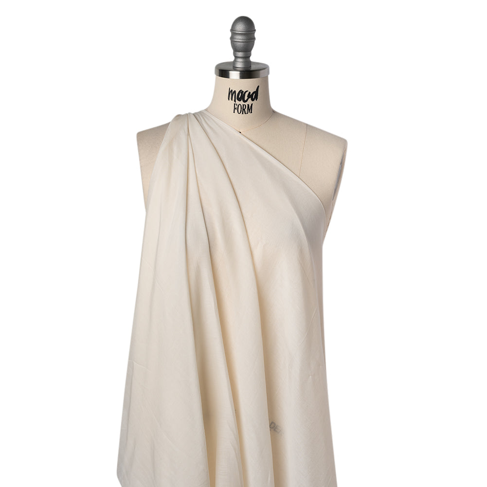 Silk and Cotton Voile - Ivory - Mood Exclusive Callophrys Collection - Drape Silk and Cotton Voile - Ivory - Mood Exclusive Callophrys Collection - Drape