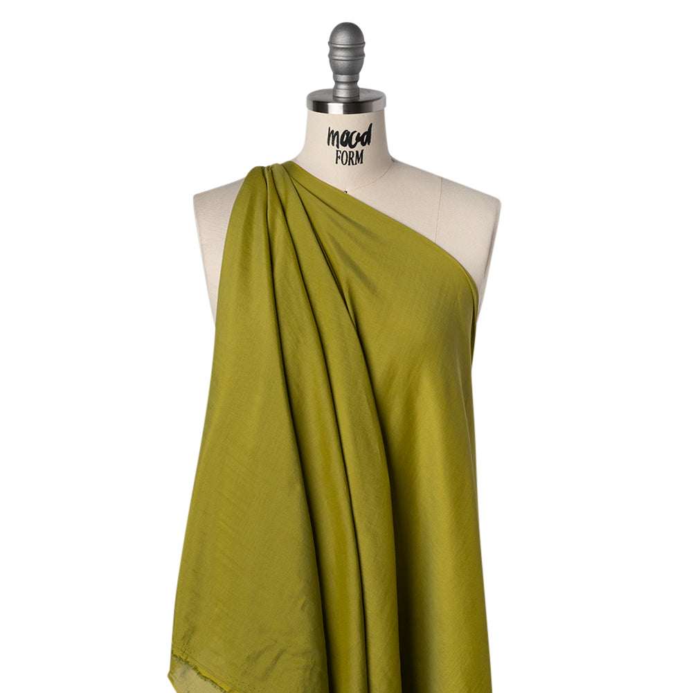 Silk and Cotton Voile - Kiwi Green - Mood Exclusive Callophrys Collection - Drape Silk and Cotton Voile - Kiwi Green - Mood Exclusive Callophrys Collection - Drape