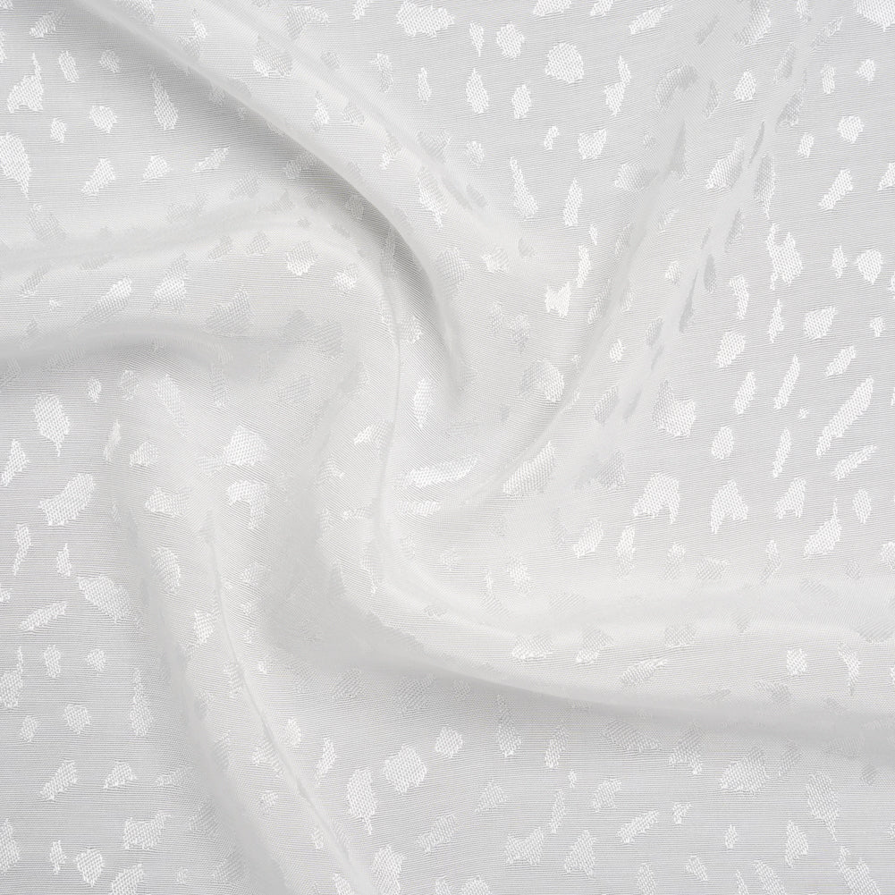 Sustainable Viscose Cheetah Spots Jacquard - Off-White - Mood Exclusive Zerene Collection Sustainable Viscose Cheetah Spots Jacquard - Off-White - Mood Exclusive Zerene Collection
