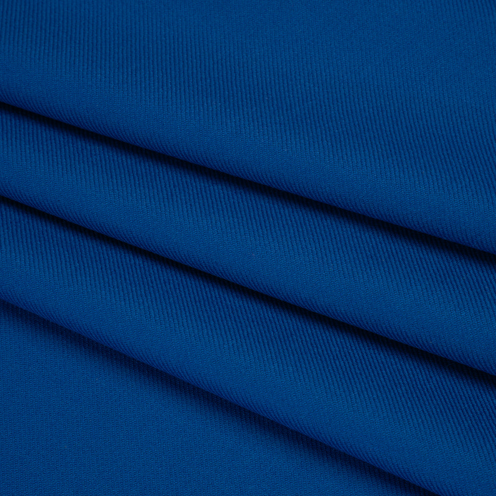 Virgin Merino Wool Twill Suiting Made in Italy - Cobalt Blue Virgin Merino Wool Twill Suiting Made in Italy - Cobalt Blue