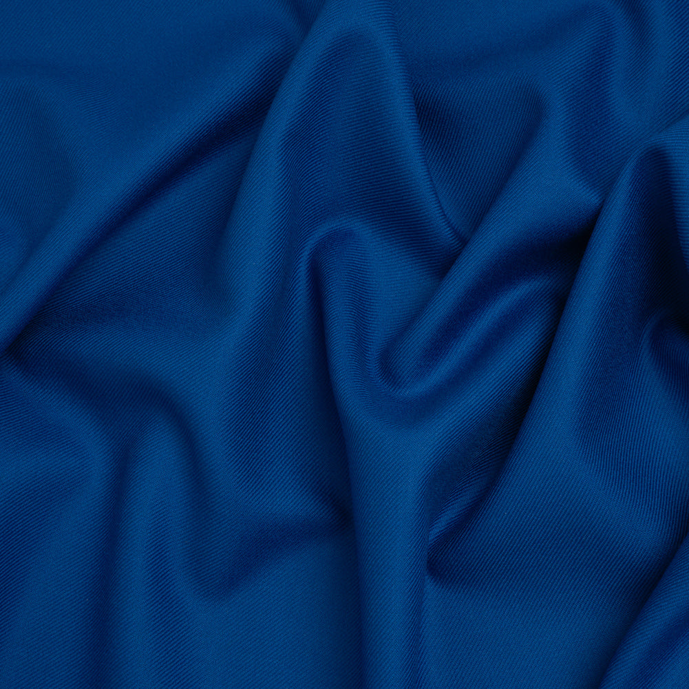 Virgin Merino Wool Twill Suiting Made in Italy - Cobalt Blue Virgin Merino Wool Twill Suiting Made in Italy - Cobalt Blue