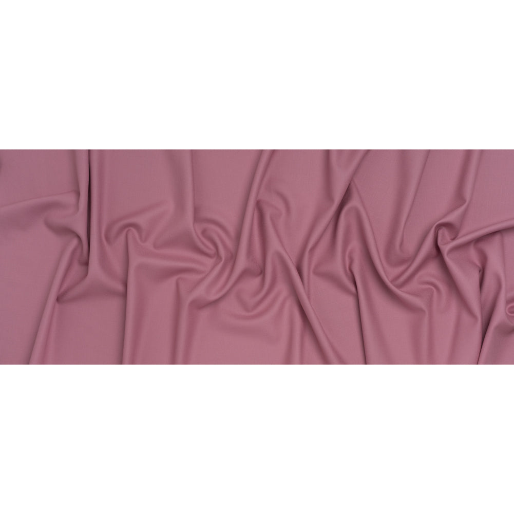 Virgin Merino Wool Twill Suiting Made in Italy - Dusty Rose Virgin Merino Wool Twill Suiting Made in Italy - Dusty Rose