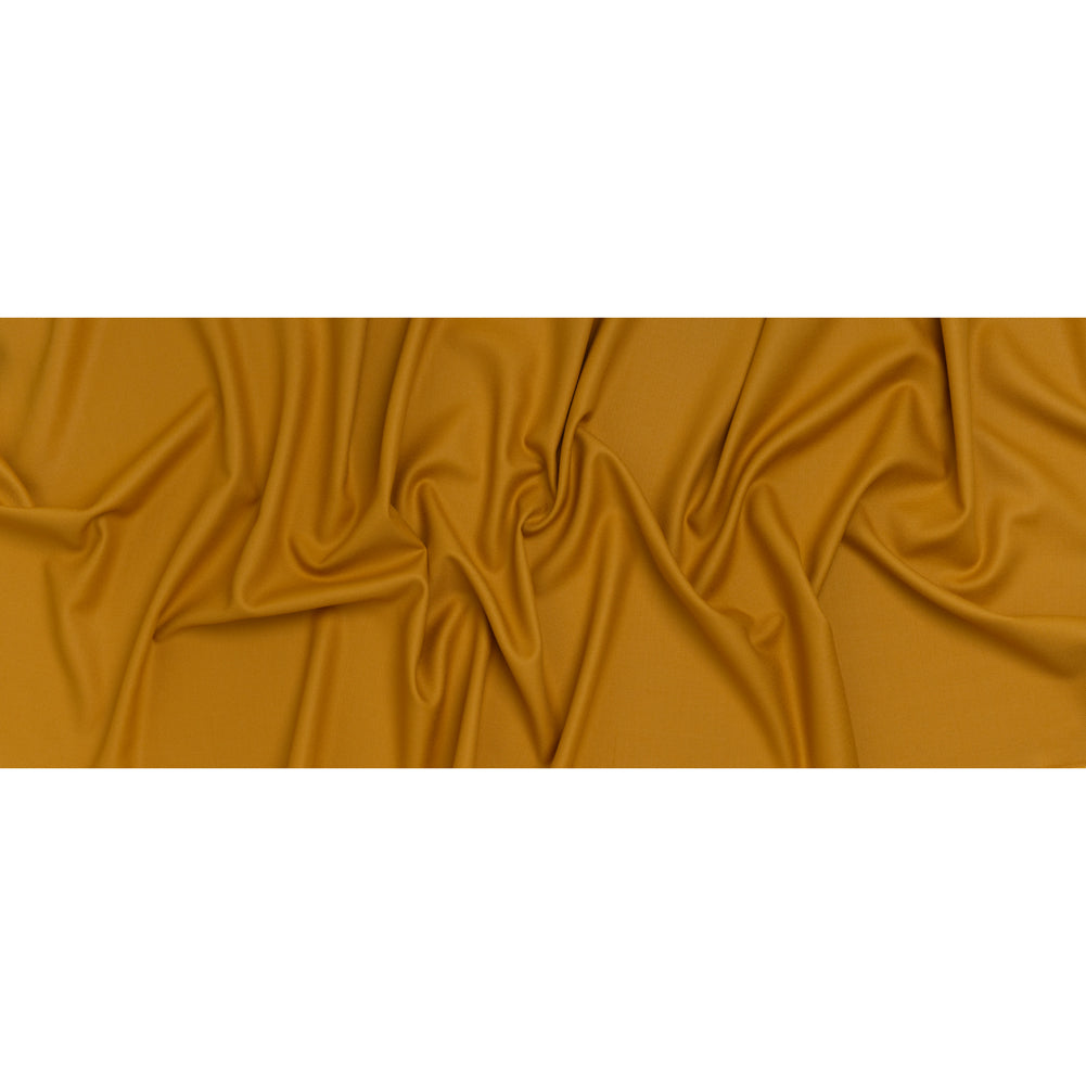 Virgin Merino Wool Twill Suiting Made in Italy - Yellow Ochre Virgin Merino Wool Twill Suiting Made in Italy - Yellow Ochre