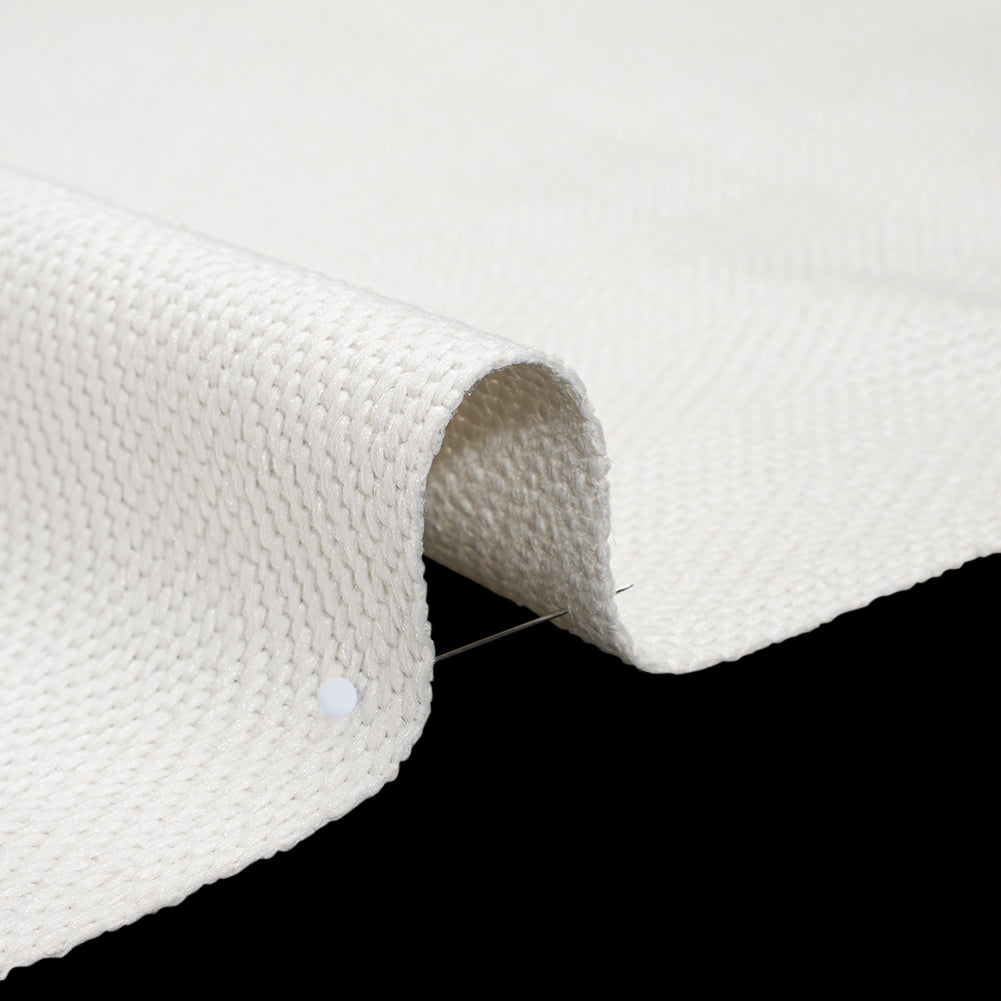 Olefin Upholstery Twill - Ivory Railroaded Herringbone Olefin Upholstery Twill - Ivory Railroaded Herringbone