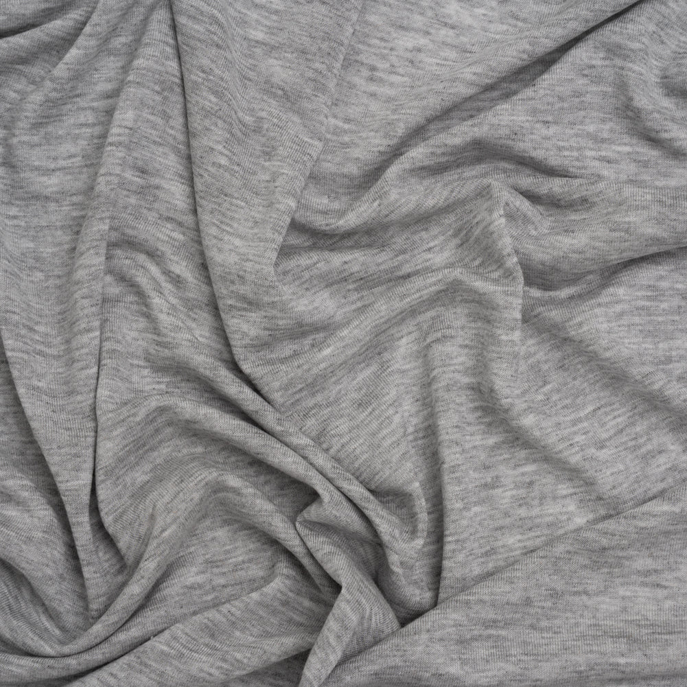 Tencel Jersey Knit - Heather Gray - Designer Deadstock Tencel Jersey Knit - Heather Gray - Designer Deadstock