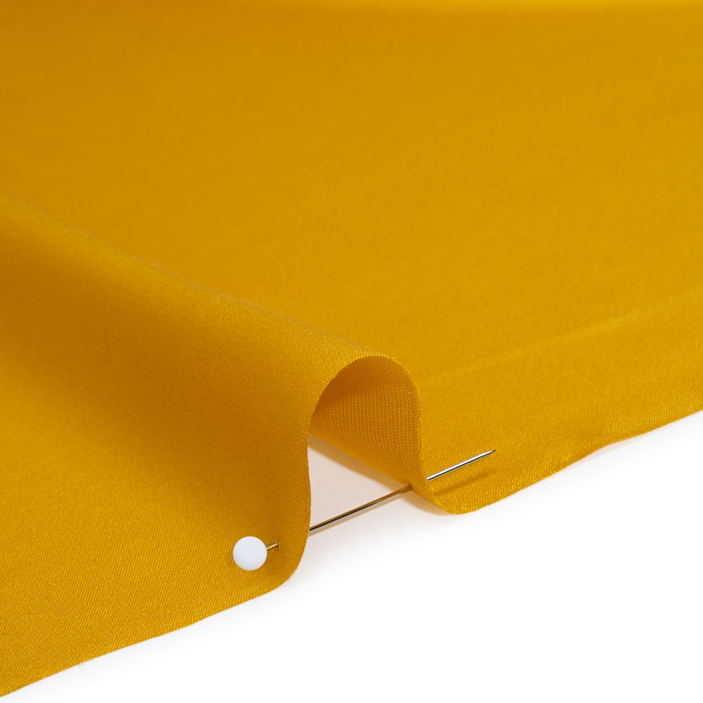 Silk Charmeuse by The Reformation - Golden Turmeric Yellow - Deadstock - Detail Silk Charmeuse by The Reformation - Golden Turmeric Yellow - Deadstock - Detail