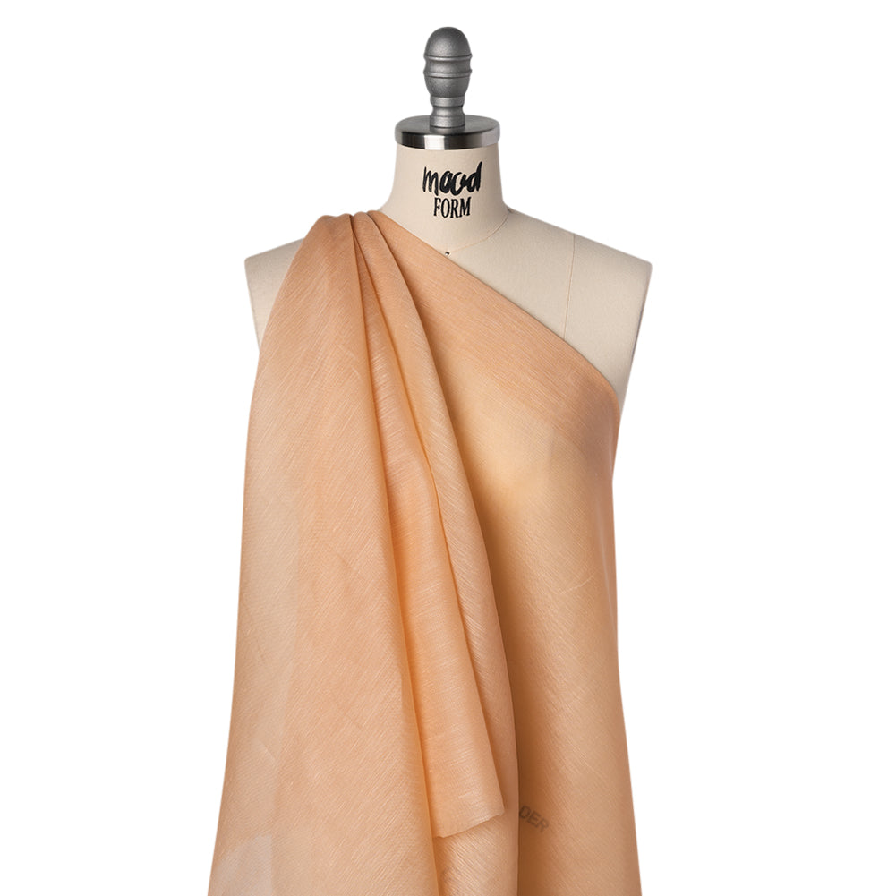 Silk and Linen Scrim - Nude - Famous Australian Designer Deadstock Silk and Linen Scrim - Nude - Famous Australian Designer Deadstock