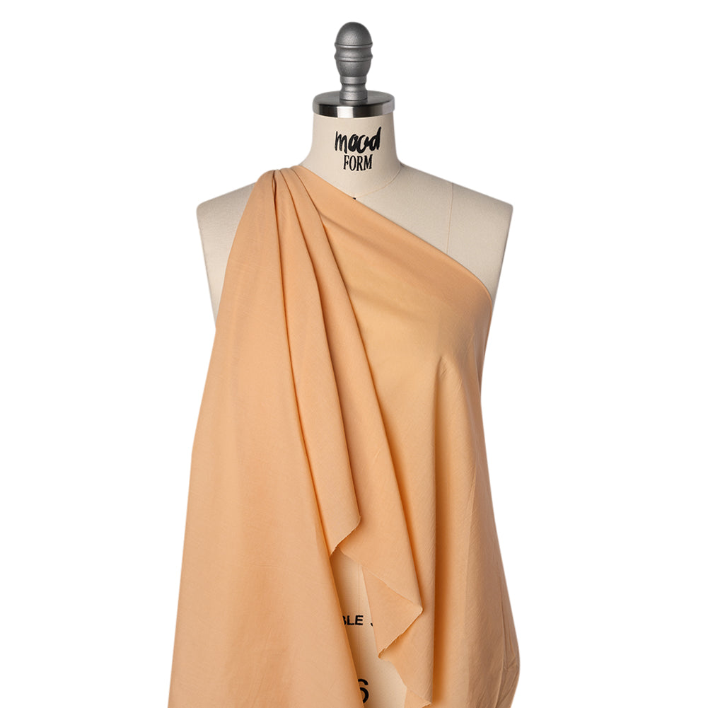 Cotton Voile - Apricot - Famous Australian Designer Deadstock Drape Cotton Voile - Apricot - Famous Australian Designer Deadstock Drape