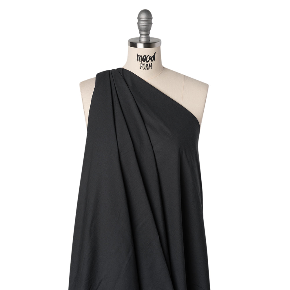 Cotton Voile - Charcoal - Famous Australian Designer Deadstock Drape Cotton Voile - Charcoal - Famous Australian Designer Deadstock Drape