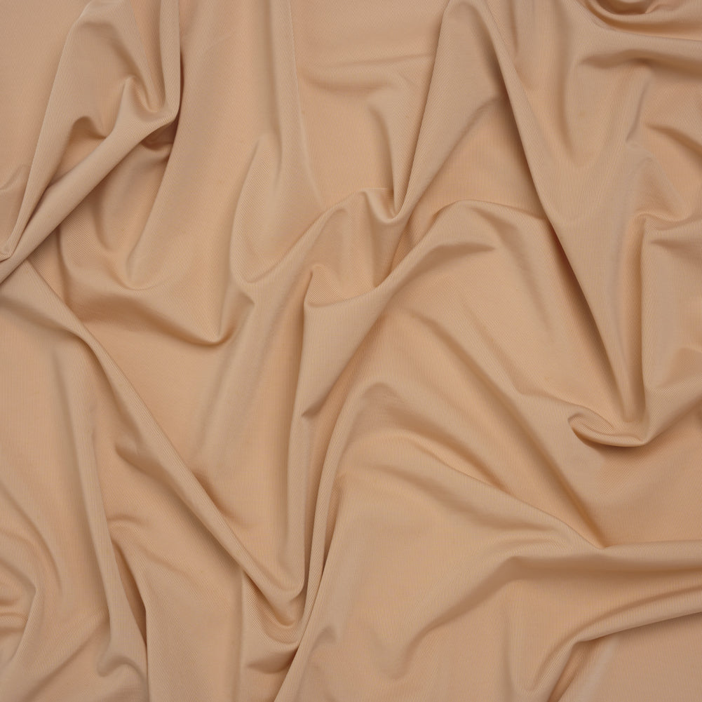 Stretch Polyester Jersey - Buff - Famous Australian Designer Deadstock Stretch Polyester Jersey - Buff - Famous Australian Designer Deadstock