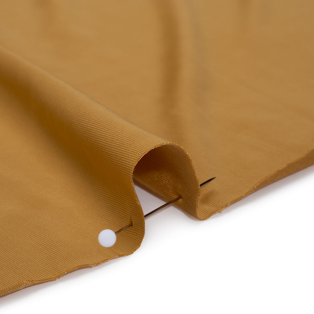 Stretch Polyester Jersey - Mustard Gold - Famous Australian Designer Deadstock Stretch Polyester Jersey - Mustard Gold - Famous Australian Designer Deadstock