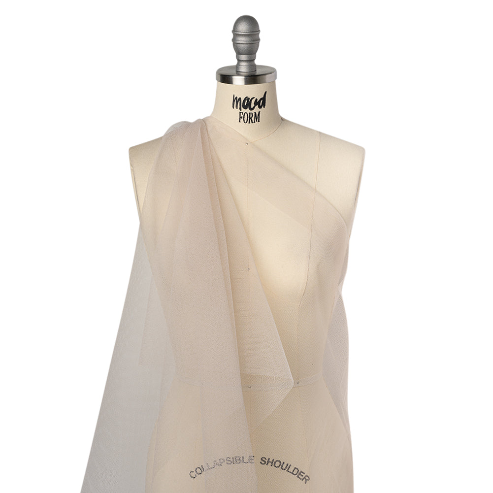 Polyester Tulle Crinoline - Tea - Famous Australian Designer Deadstock Drape Polyester Tulle Crinoline - Tea - Famous Australian Designer Deadstock Drape