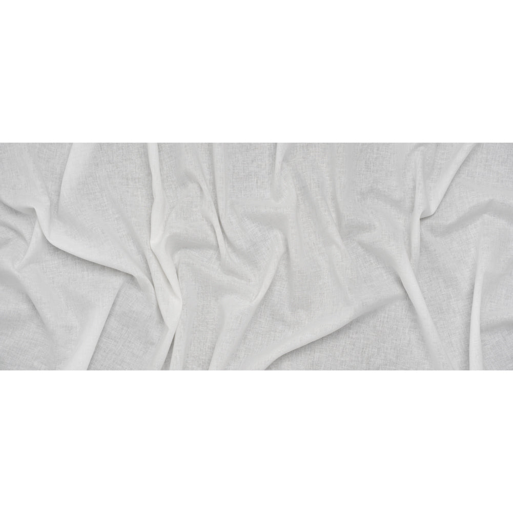 Cotton and Linen Woven - White - Famous Australian Famous Australian Designer Deadstock Cotton and Linen Woven - White - Famous Australian Famous Australian Designer Deadstock