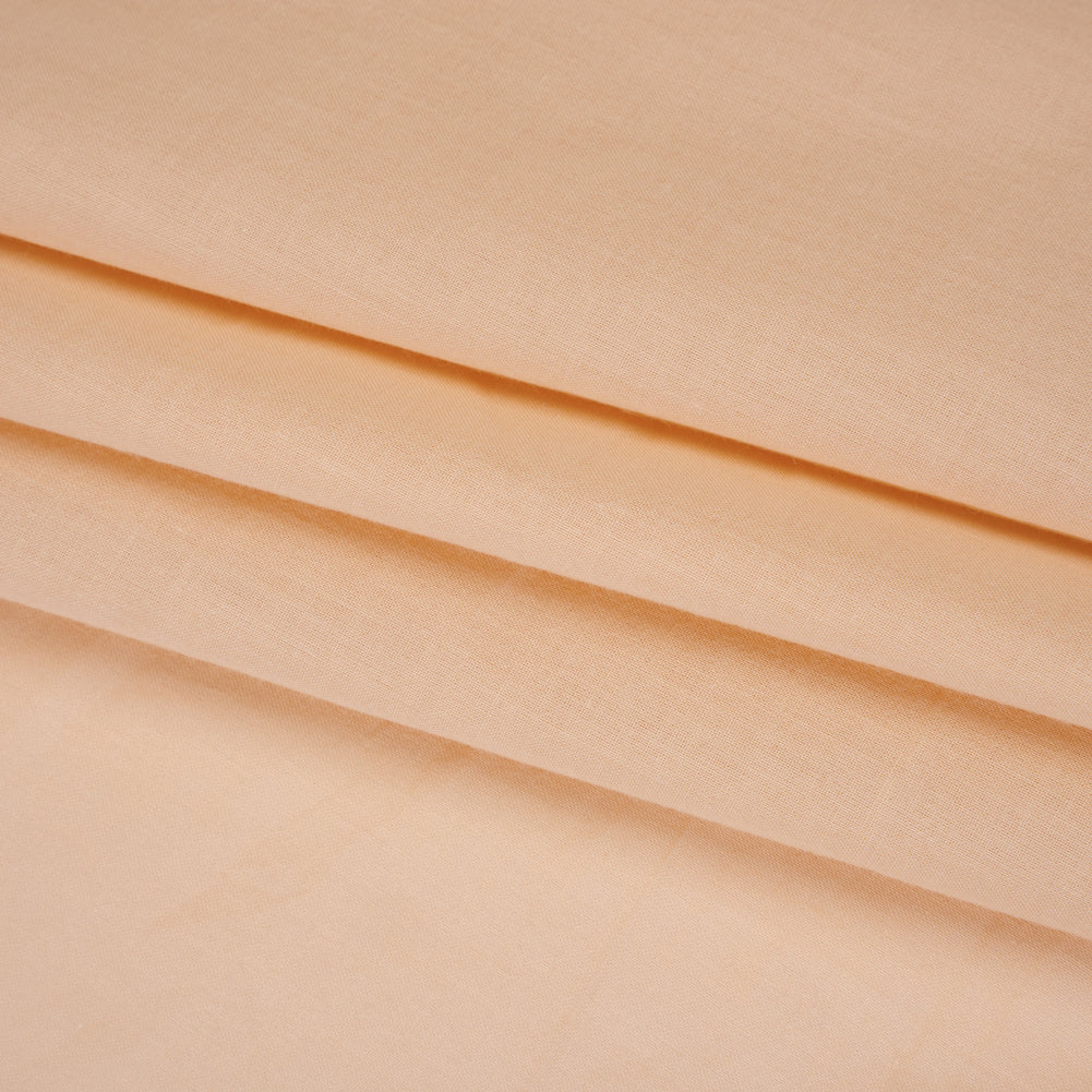 Cotton Voile - Peach Nougat - Famous Australian Designer Deadstock Folded Cotton Voile - Peach Nougat - Famous Australian Designer Deadstock Folded