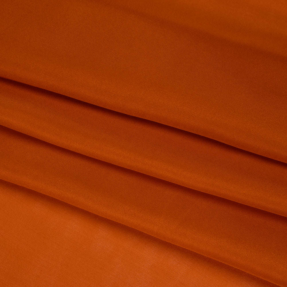 China Silk/Habotai - Pumpkin Orange - Famous Australian Designer Deadstock China Silk/Habotai - Pumpkin Orange - Famous Australian Designer Deadstock