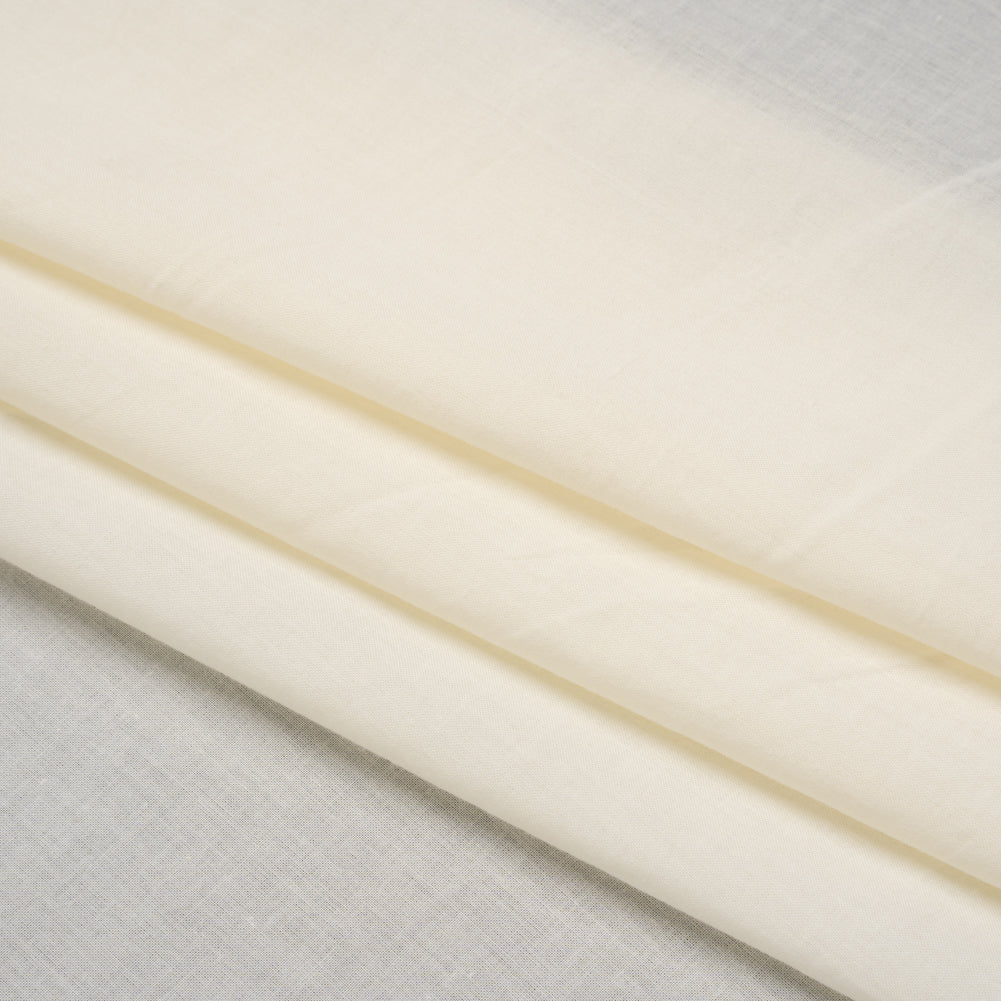 Cotton Voile Lining - Buttercream - Famous Australian Designer Deadstock Cotton Voile Lining - Buttercream - Famous Australian Designer Deadstock