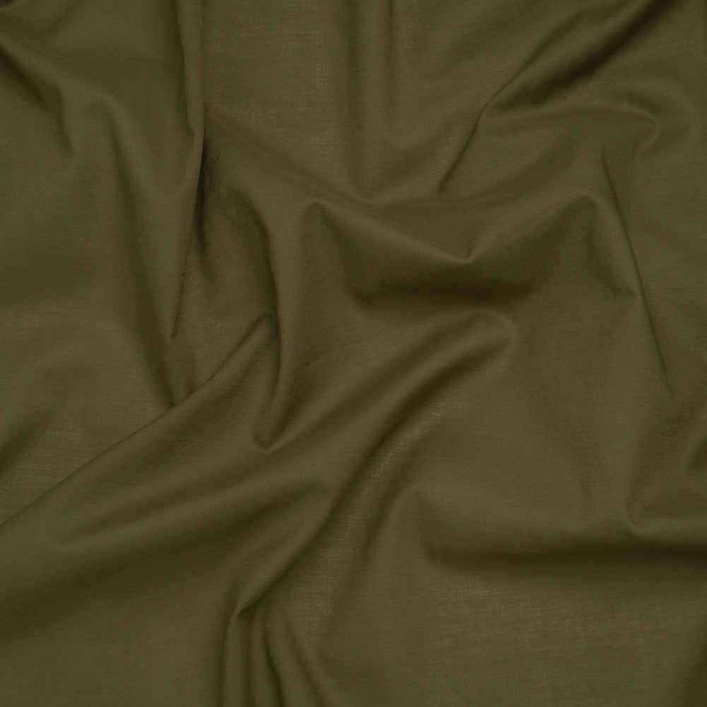 Cotton Voile Lining - Olive Green - Famous Australian Designer Deadstock Cotton Voile Lining - Olive Green - Famous Australian Designer Deadstock