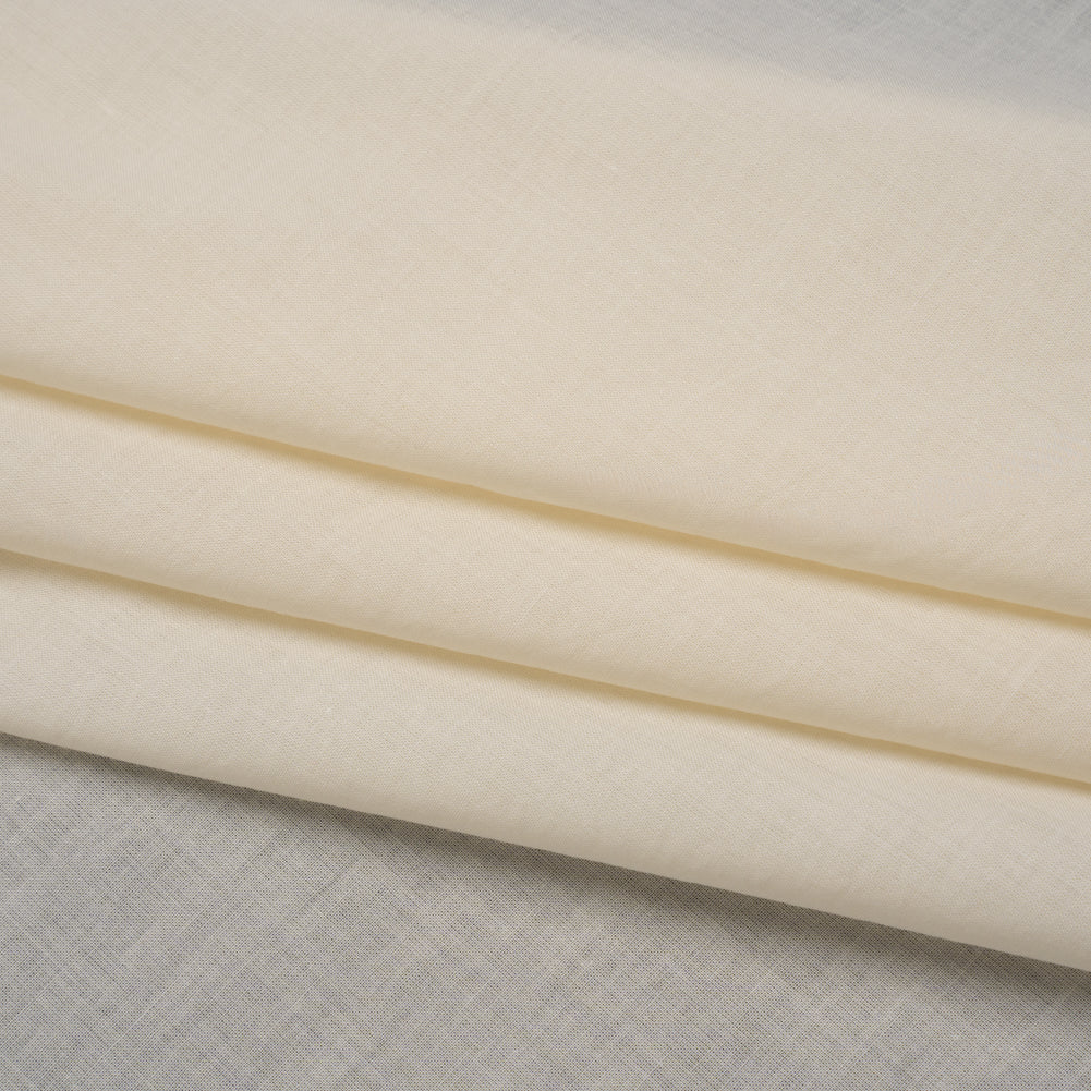 Cotton Voile Lining - Ivory - Famous Australian Designer Deadstock Cotton Voile Lining - Ivory - Famous Australian Designer Deadstock