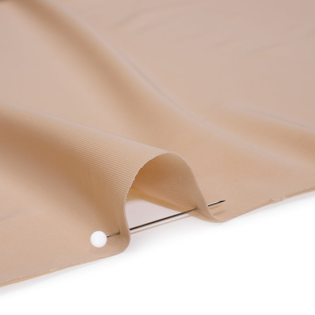 Stretch Polyester Jersey - Peach Nougat - Famous Australian Designer Deadstock Stretch Polyester Jersey - Peach Nougat - Famous Australian Designer Deadstock